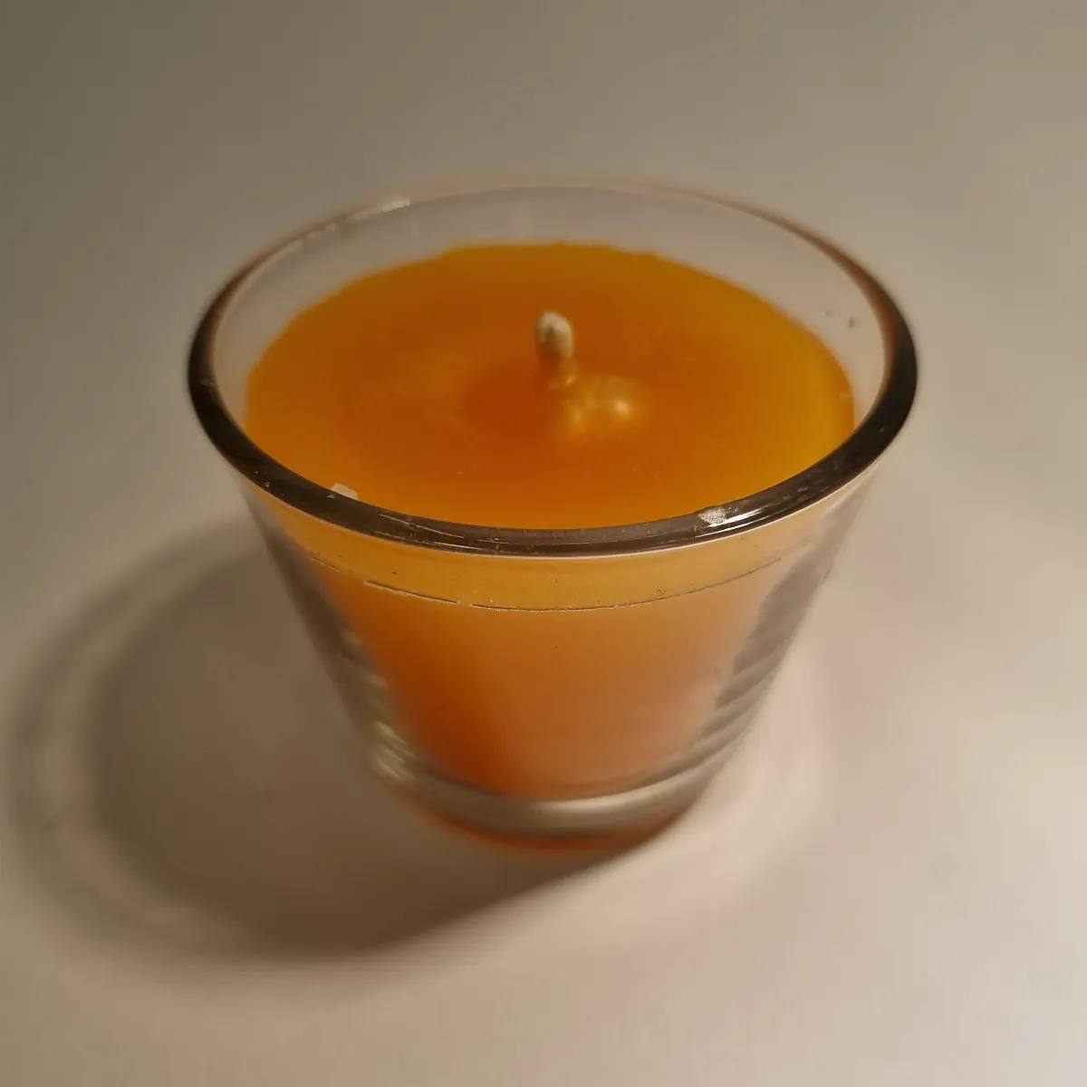 Wachsfresser Mini Gläsli konisch Orange