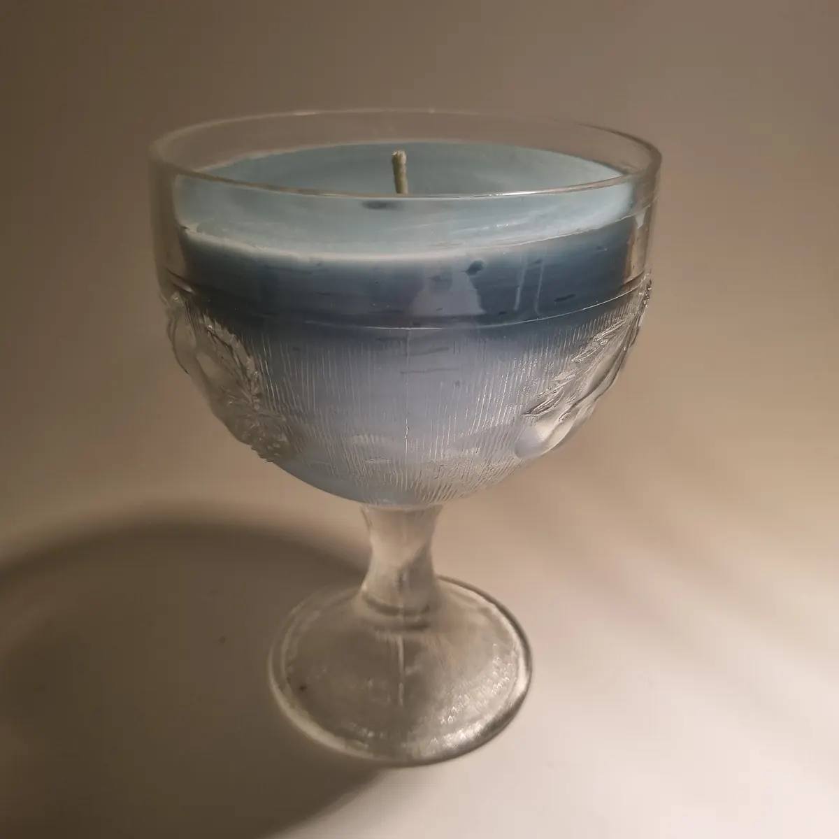 Wachfresser Kelch 10.5 cm Wachs blau